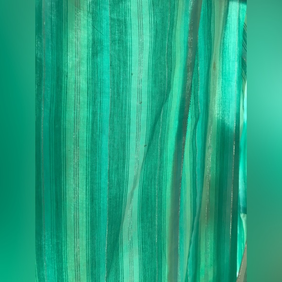 NWT All About You Beautiful Turquoise Drawstring Casual Maxi Spring Dress Size S - Picture 5 of 6